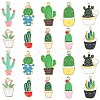 30Pcs 10 Styles Alloy Pendants ENAM-CJ0003-01-1
