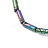 Electroplated Natural Lava Rock Beads Strands G-K388-03A-09-2