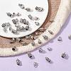 120Pcs 6 Styles Tibetan Style Alloy Cord Ends TIBE-CJ0001-29-5