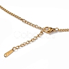 2Pcs 2 Style 304 Stainless Steel Bat Pendant Necklaces Set NJEW-E092-01G-6