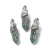 Natural Green Aventurine Pendants G-E059-02AS-04-1