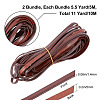 Flat Leather Jewelry Cord WL-GF0001-06C-02-2