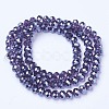 Electroplate Glass Beads Strands EGLA-A034-T2mm-A16-2