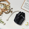 Leather Coin Storage Drawstring Bucket Bags AJEW-WH20064-95B-7