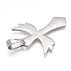 Tarnish Resistant 304 Stainless Steel Pendants X-STAS-I135-02P-2