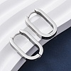 Tarnish Resistant 304 Stainless Steel Huggie Hoop Earrings STAS-S103-21P-4