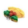 Christmas Theme Opaque Resin Pendants RESI-F054-B05-2