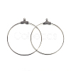 Tarnish Resistant 304 Stainless Steel Pendants STAS-F191-09P-D-1