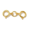 925 Sterling Silver Double Spring Ring Clasps STER-R003-07G-1