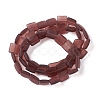 Transparent Frosted Glass Beads Strands FGLA-S001-01E-2