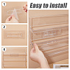 3 Tier Acrylic Wall Mounted Display Riser Stands for Car Toys ODIS-WH0043-215A-3