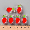 Transparent Enamel Acrylic Beads TACR-S155-002F-4