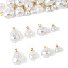24Pcs 4 Styles ABS Plastic Imitation Pearl Charms KK-FS0001-79-2