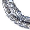 Electroplate Glass Beads Strands EGLA-H108-01A-PL05-3