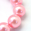Baking Paint Pearlized Glass Pearl Round Bead Strands HY-Q003-6mm-53-3