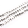 Tarnish Resistant 304 Stainless Steel Rolo Chains CHS-E016-02E-P-1