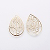 Iron Filigree Pendants X-IFIN-F158-57G-2