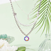 36Pcs 6 Style Rack Plating Alloy Pendants PALLOY-DC0001-19-4