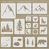 Plastic Drawing Painting Stencils Templates DIY-WH0172-691-2