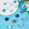 6Pcs 6 Colors Handmade Polymer Clay Beads CLAY-PA0001-47-7