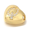 Rack Plating Brass Micro Pave Cubic Zirconia Pendants KK-I722-04G-Q-2