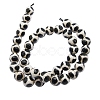 Tibetan Style Turtle Back Pattern dZi Beads G-H1454-1A-2