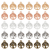 300Pcs 5 Colors Alloy Charms FIND-HY0002-61-1
