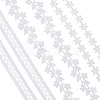 15Yards 3 Styles Polyester Hollow Leaf Ribbons OCOR-TA0002-79B-3