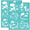 Self-Adhesive Silk Screen Printing Stencil DIY-WH0338-065-1