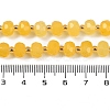 Natural Yellow Agate(Dyed & Heated) Beads Strands G-H057-A14-03-5