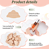 1 Set Unfinished Wooden Chips WOOD-OC0003-98C-4