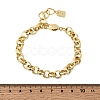 Brass Rolo Chain Bracelets foe Women BJEW-L718-01G-5