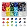 18 Colors Electroplate Glass Beads EGLA-JP0002-03B-8mm-1