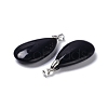 Natural Obsidian Pendants G-D084-01P-B05-3