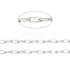 Tarnish Resistant 304 Stainless Steel Paperclip Chains CHS-F010-01A-P-1