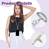 2Sets 2 Styles Alloy Mobile Phone Straps AJEW-NB0009-04B-3