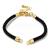 Nylon Cords Bracelet Makings Fit for Connector Charms AJEW-P116-02G-05-1