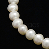Natural Cultured Freshwater Pearl Beads Strands X-PEAR-L001-C-13-2