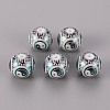 Electroplate Glass Beads X-EGLA-Q123-012G-3