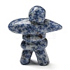 Natural Blue Spot Jasper Carved Healing Human Shape Figurines DJEW-D012-03C-1