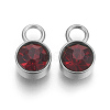 Glass Rhinestone Charms STAS-F189-P09-1