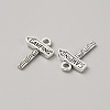 Alloy Pendants PALLOY-WH0107-10AS-2