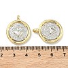 Brass Pendants KK-G555-14GP-3