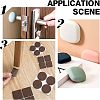 CHGCRAFT 24Pcs 3 Styles Self Adhesive Plastic Furniture Sliders FIND-CA0001-91-6