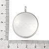 304 Stainless Stee Locket Pendants STAS-S132-15P-02-3