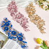 Polyester Embroidery Lace Cloth Patches AJEW-WH20070-069A-7