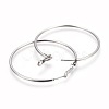 Tarnish Resistant 201 Stainless Steel Hoop Earrings EJEW-F188-24P-C-2