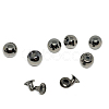 ABS Plastic Imitation Pearl Rivet Studs IFIN-WH0062-09B-1