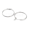Non-Tarnish Ring 304 Stainless Steel Hoop Earrings for Women Men EJEW-B049-02F-P-2