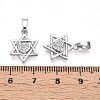 Brass Micro Pave Cubic Zirconia Pendants KK-T070-60P-3